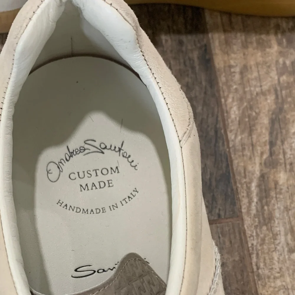 SANTONI Beige Sneakers - Picture 6 of 11